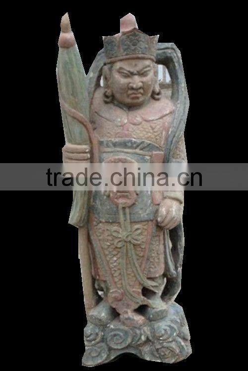 Wood Carvings Wood Carving China Myth Character Wooden Sculpture