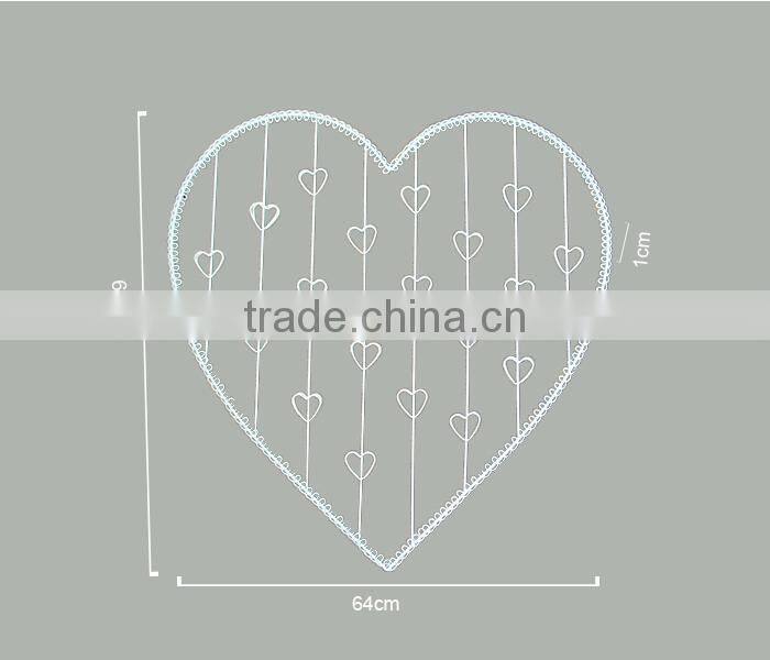 Large Jewelry Organizer Hanging Heart Shape Earring Holder