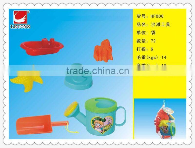 eco plastic 6PCS beach toys play set for children at good price