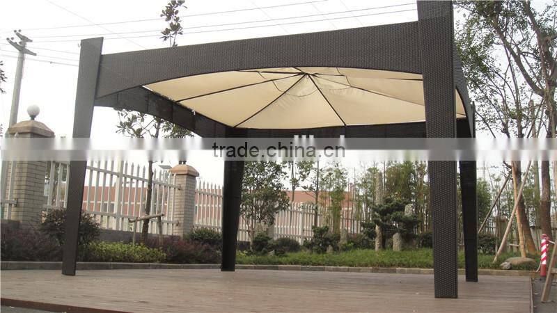 New Design Outdoor Garden Rattan Pavilion Gazebo