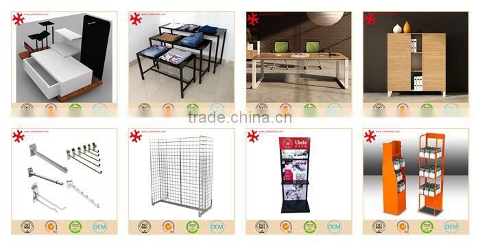 Floor standing wire brochure display holder metal magazine rack