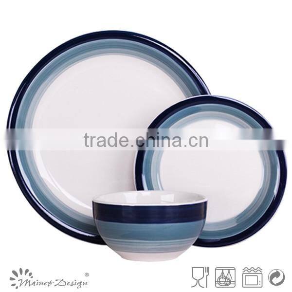 12pcs handpainted ceramic dinner set