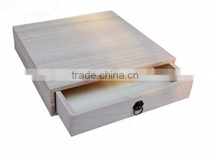 factory supply high quality wooden box for packages gift