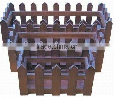 2012 promotion wooden flowerpot