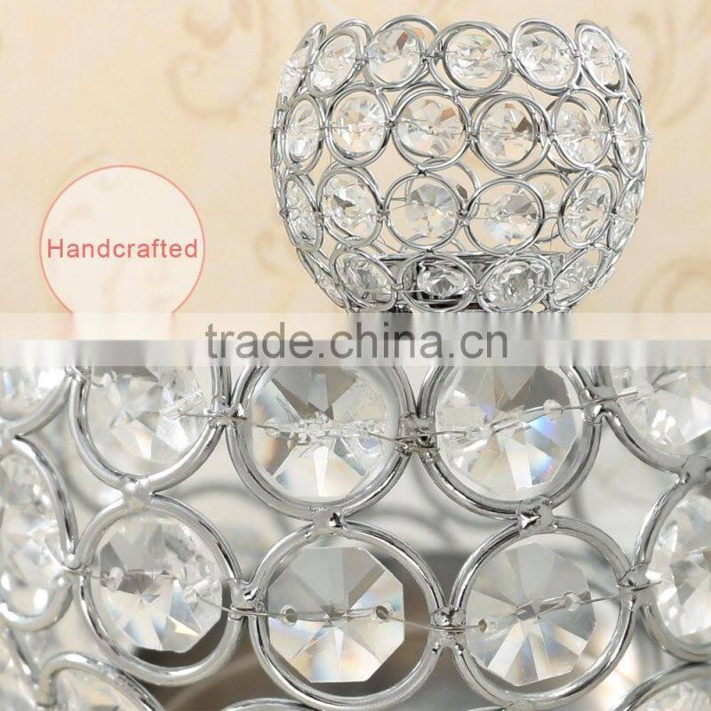 Candlestick Holders For Wedding Centerpieces Decoration Set of 2 Tea Light Candle Holder