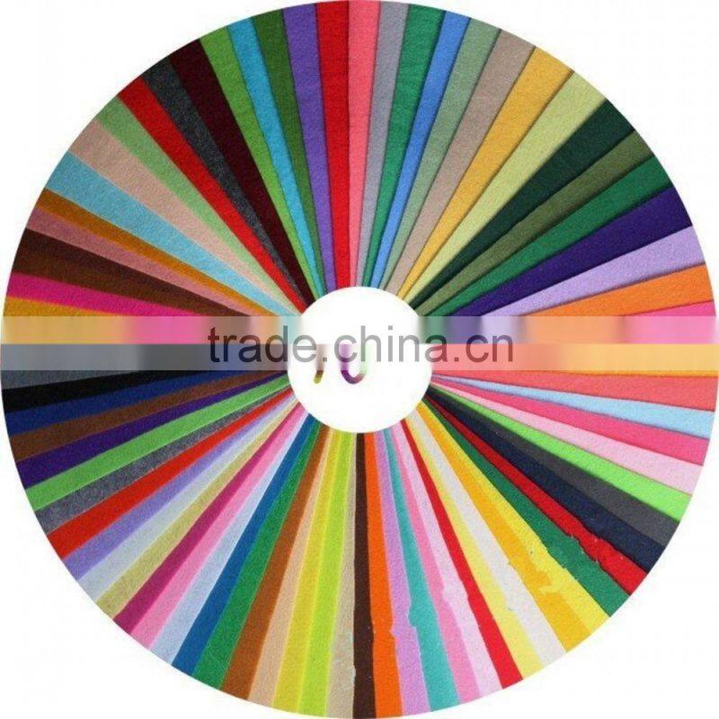 Different color craft felt for gift /synthetic felt