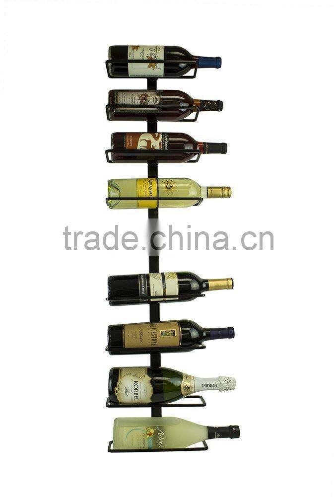 9 Bottle Decorative Wall Mount Wine Rack Holder