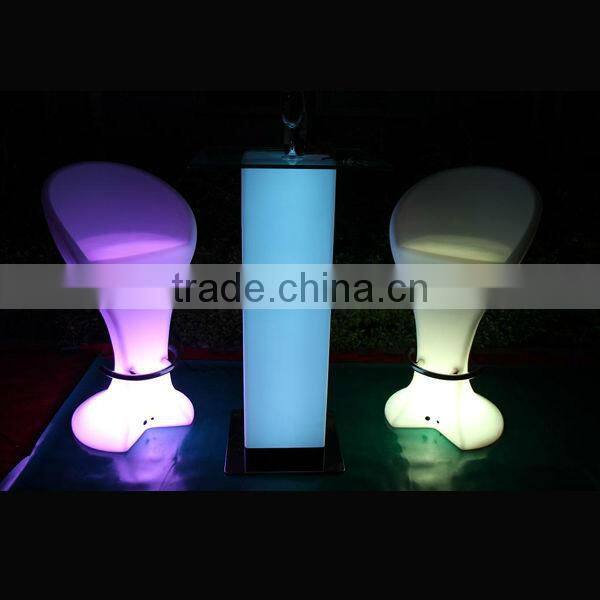 led lounge table/led tea table/led glow furniture