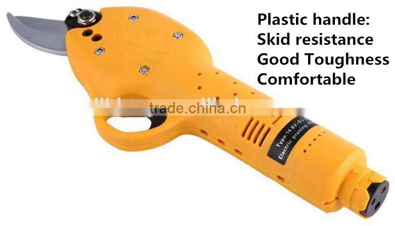 Wholesale portable battery pruning shears with high carbon steel blade