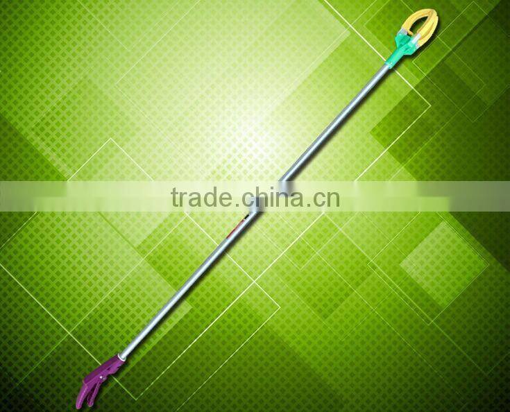Long handle manual power fruit picker