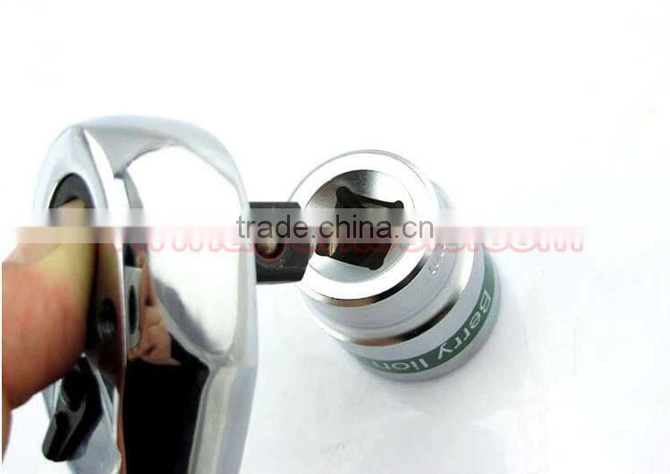 1/2" 3/8" 1/4" Ratchet Wrench (Socket Set) Quick Release wrench 72t Cr-v