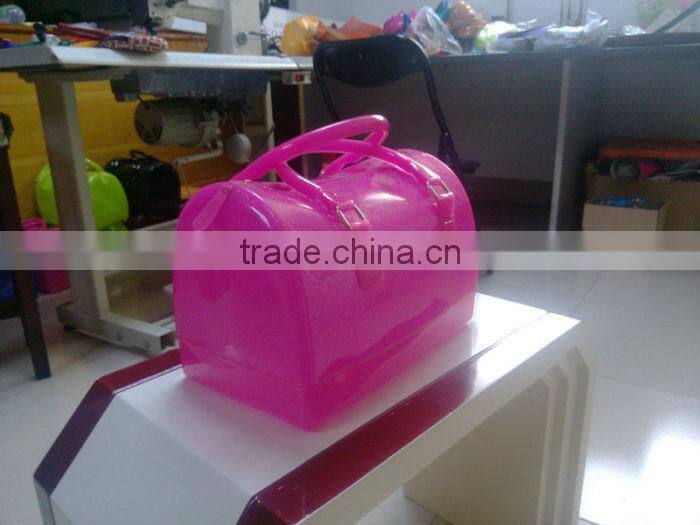 Fancy girls' PVC candy bag| shopping bag| cosmetic bag