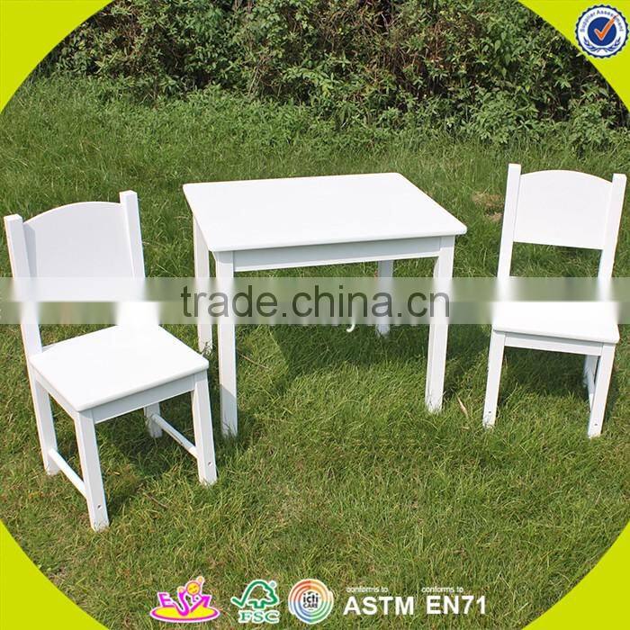 Wholesale cute design wooden kids furniture top quality wooden kids furniture table and chairs W08G086