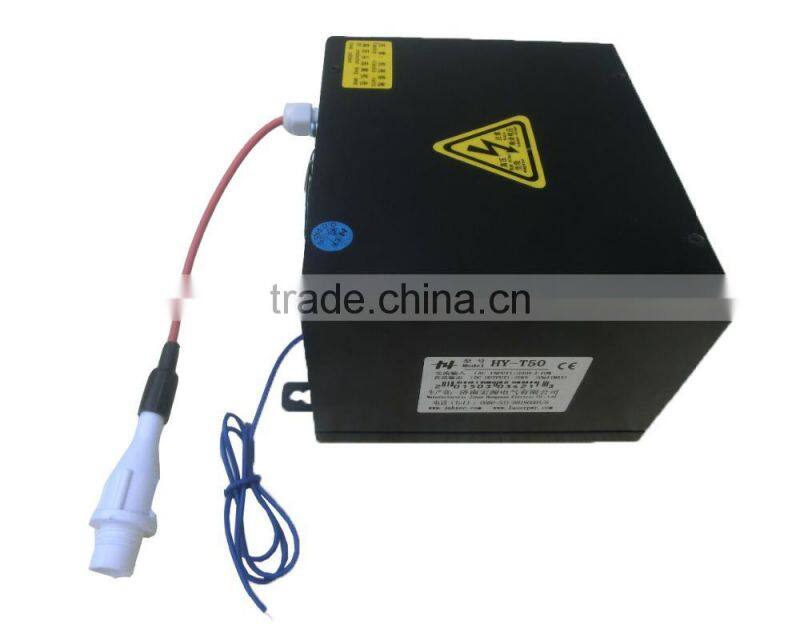 black 40-50w co2 laser power supply for mini 4030 machine