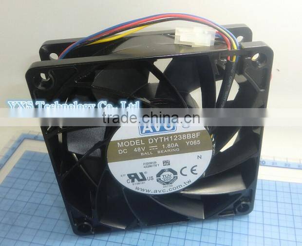 Metal fan 4wire DYTH1238B8F 12CM DC48V 1.80A 120*120*38MM Server industrial fan