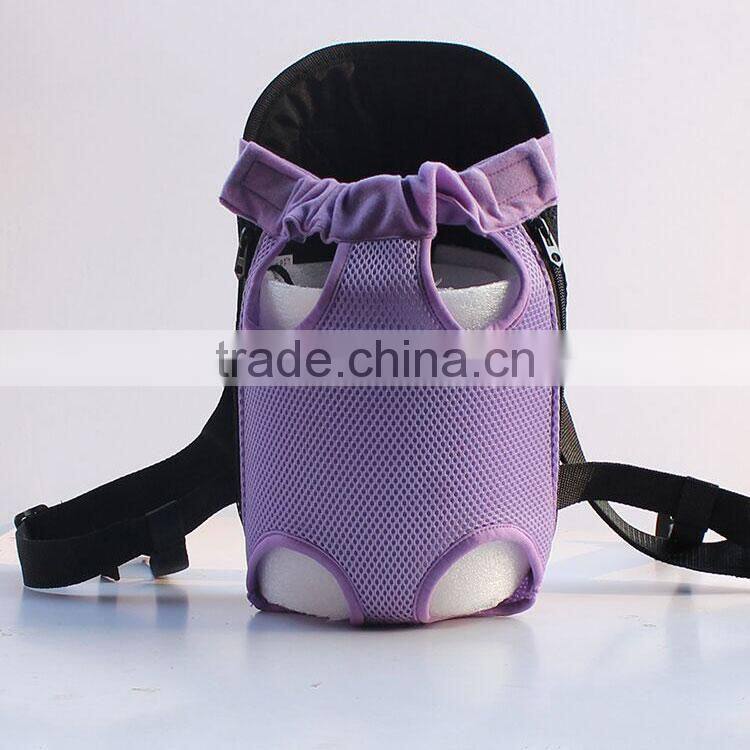 Various material pet carrier chest bag backpack