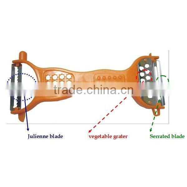 Ultra Sharp Stainless Steel Dual Julienne & Vegetable potato peeler