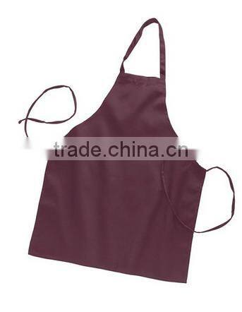 80% Polyester 20% Cotton No Pockets Red Apron(Z-AP-015)