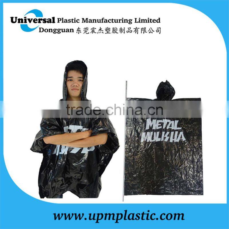 Disposable Kids Rain Poncho for outdoor events