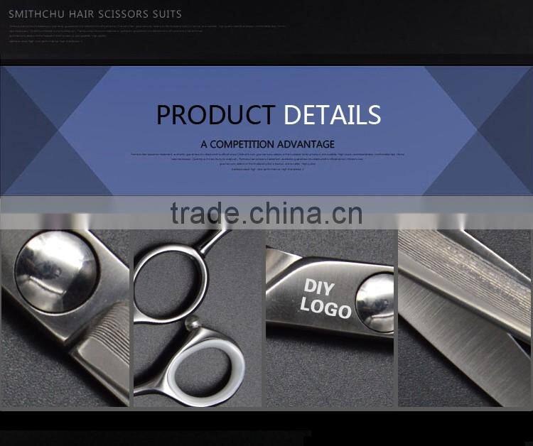 XP-60V QJ159 baber scissors with damascus layer steel hair cutting scissors