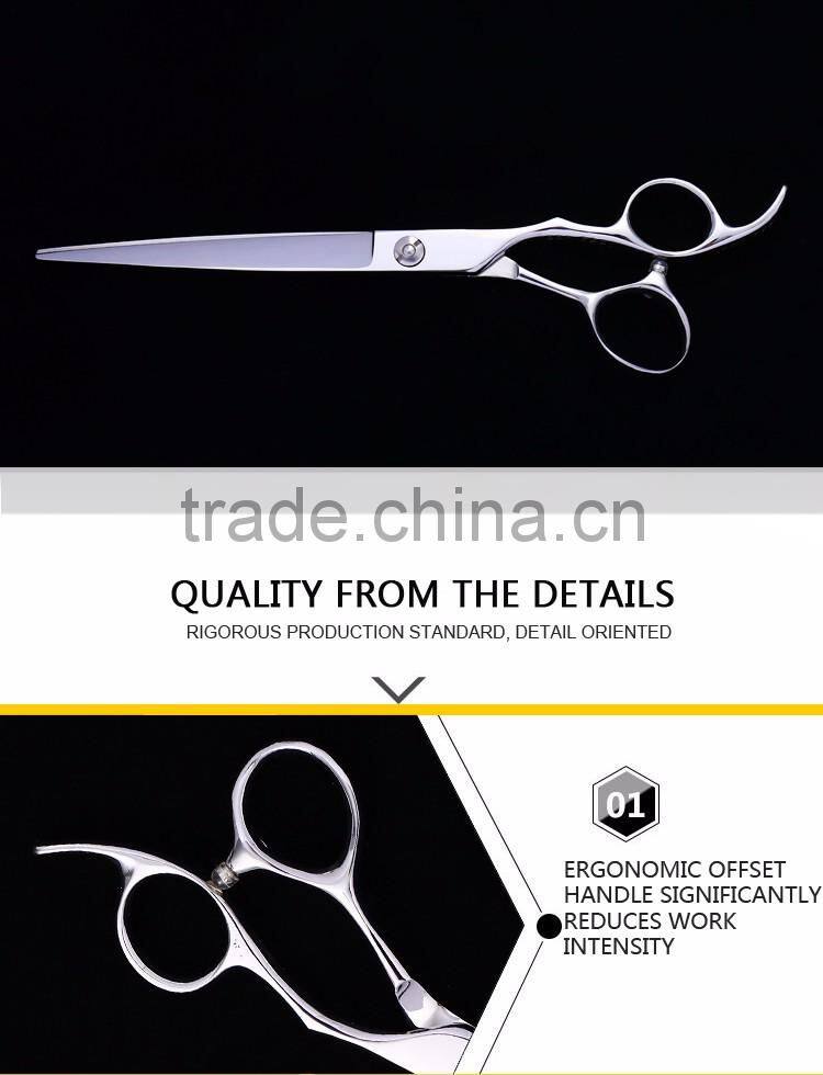 YiJiang7.0" Topotdor Pet Grooming Trimmer Scissor for Dog and Cat Durable Stainless Steel Blade