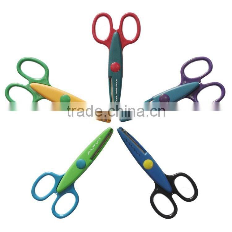 Korean kids fashion design wholesale craft decorative scissors
