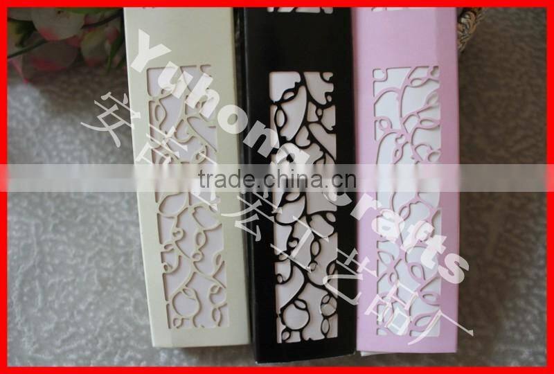 Wedding fan paper box for promotion
