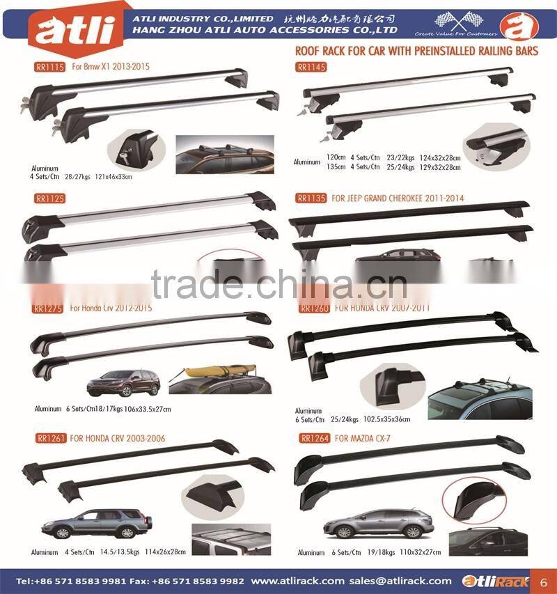 Atli Hot Sale Universal car roof luggage rack