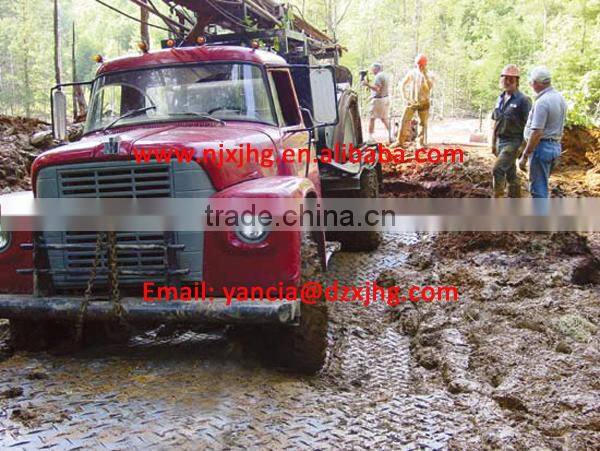 HDPE ground protection mats for constrution