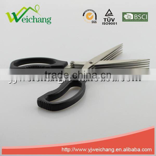 WCSC123 premium Soft grip Stainless Steel Precision 5 LAYER BLADES SCISSOR New Design