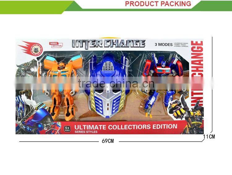 Hot sale plastic cartoon deformation robot mask pictures for kids