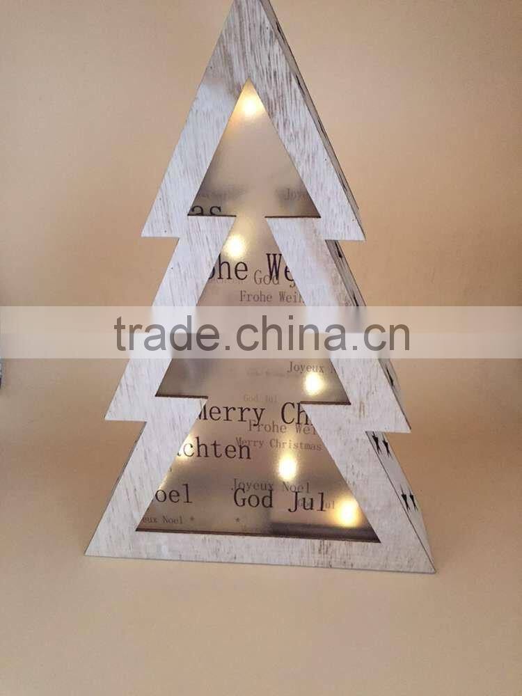 2016 custom wooden christmas light boxes