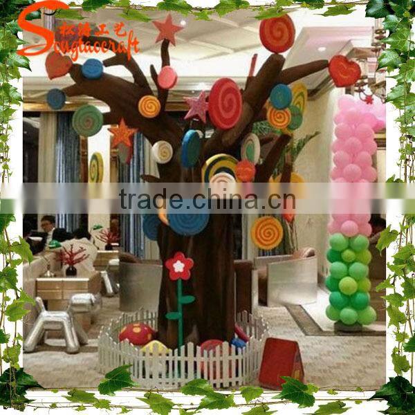 Hot sale artificial tree indoor artificial candy tree for the kids decor