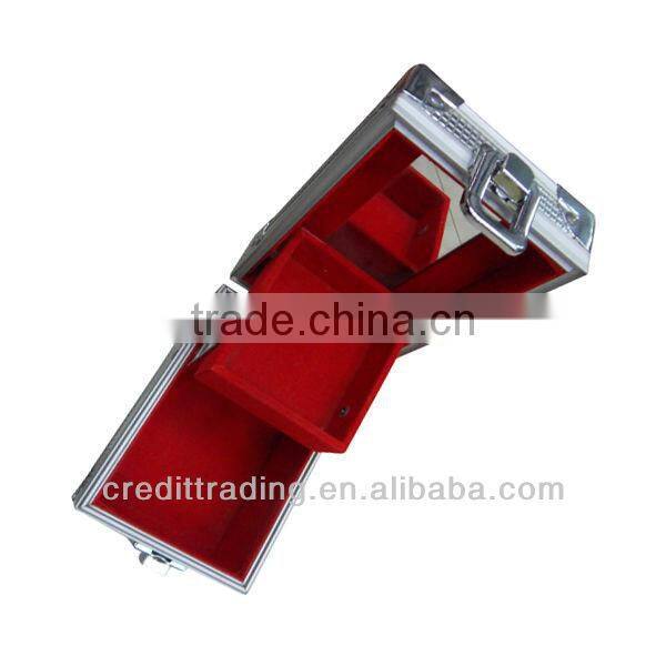 Gorgeous Double-layers Aluminum Cosmetic Case