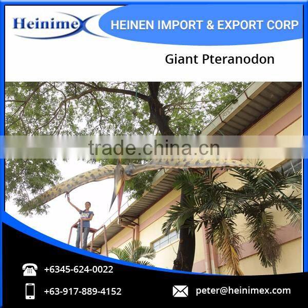 Flying Figure of Giant Pteranodon Dinosaur at Low Rate