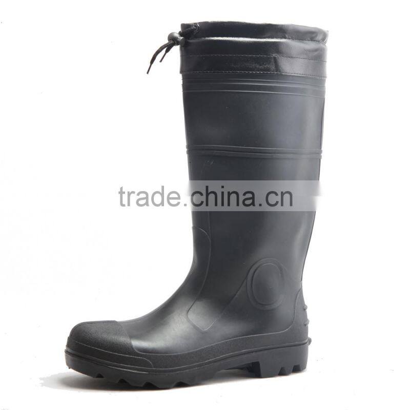 industry construction safety rain boots steel toe and sole
