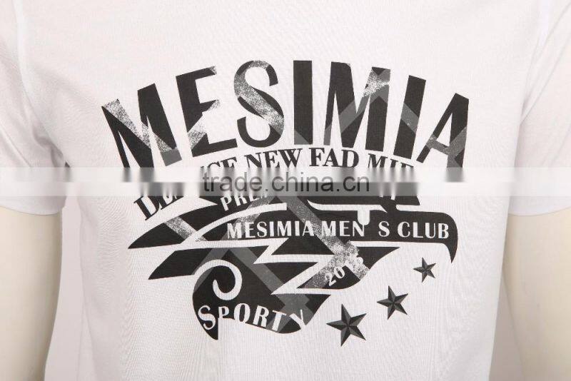 mens fashion slim design cotton plain mens t shirt