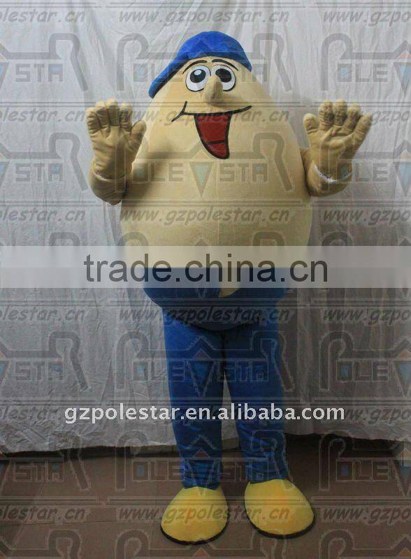 NO.2085 blue hat egg mascot costumes
