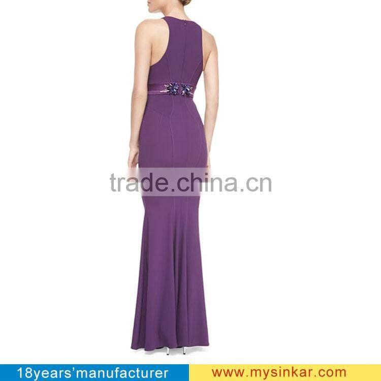 Global Fashion Hot Designer Clothes Plain Sleeveless Long Split Dress All Types Ladies top selling products in alibaba wholesale