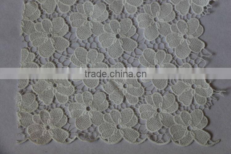 Embroided flower Design Fabric
