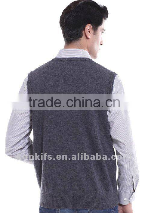 2012 Fashional men's sleeveless sweater