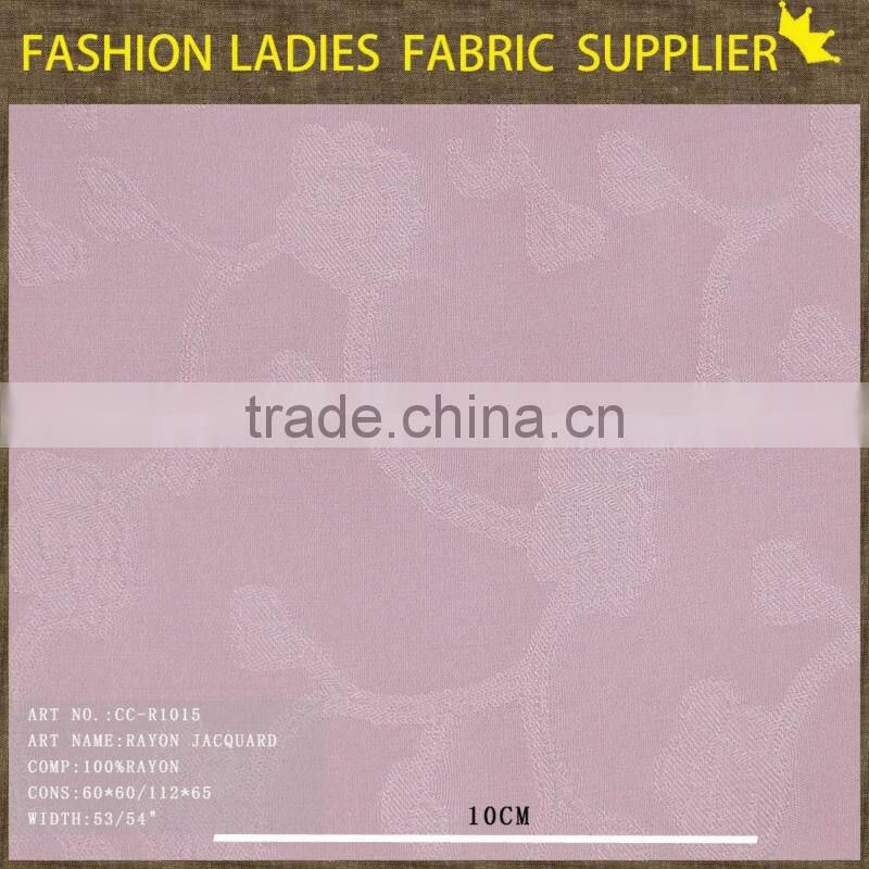 new pattern 100 pure rayon challie dobby fabric for suit and pants solid rayon fabric silk jacquard fabric