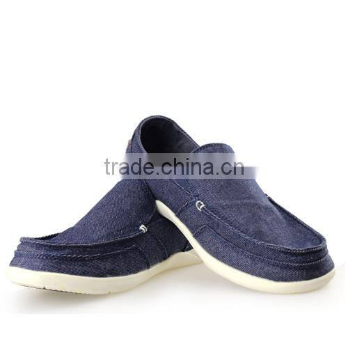 fashion jean casual shoes for men relaxation, made in china high quality casual canvas shoes sample for men