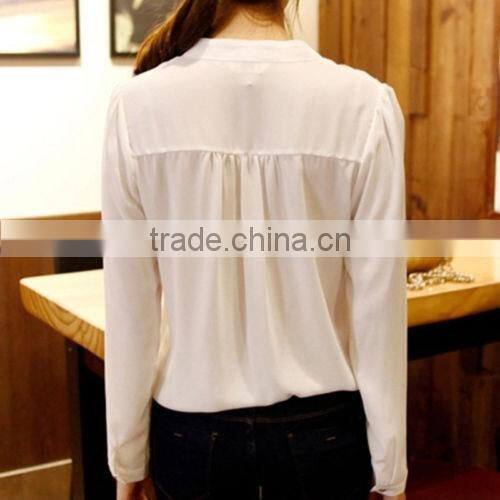 SZXX Tops Fashion Womens Lady Long Sleeve Casual Blouse