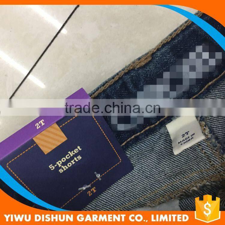 Quality popular factory direct jeans shorts girl