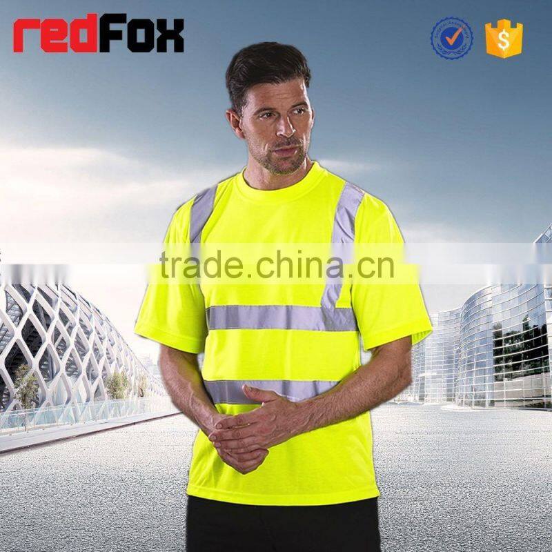 high quality wholesale custom safety t shirt
