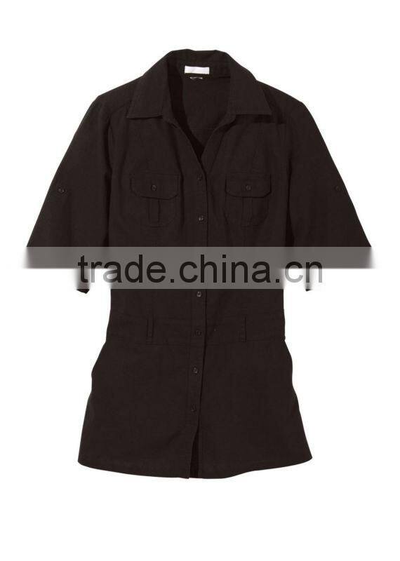 ladies plus size blouse short sleeve linen blouse