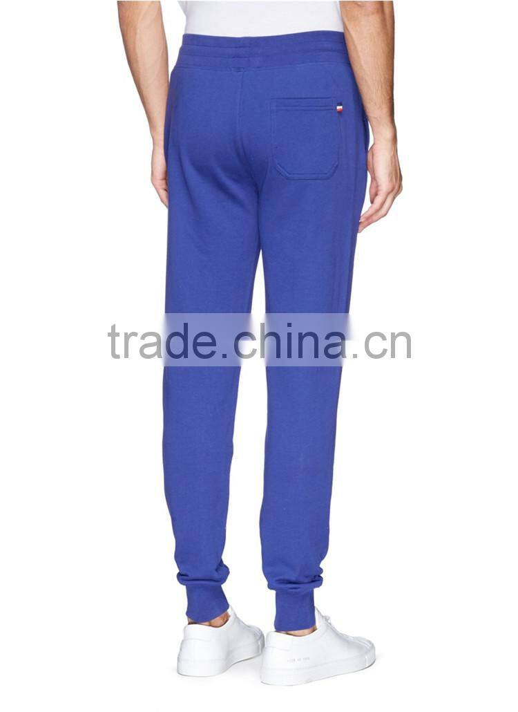 High-end skinny wholesale cotton blue casual mens baggy trousers pants