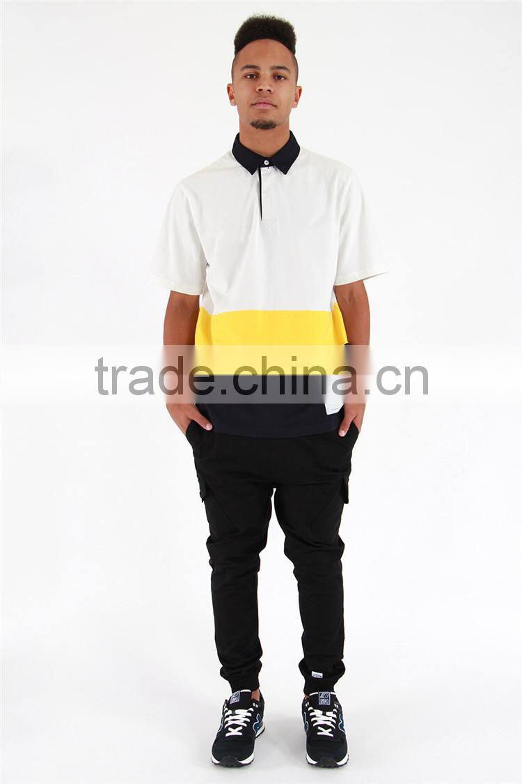 OEM Shirt 100% Bamboo Clothing Men's Plain stand up collar t-shirt logo