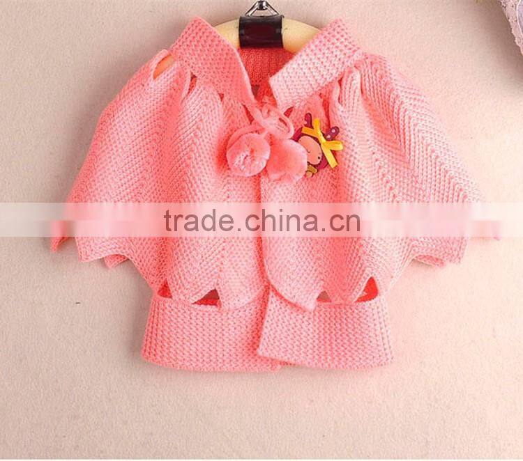 Stylish Princess design high quality yellow baby kids girls poncho cape coats